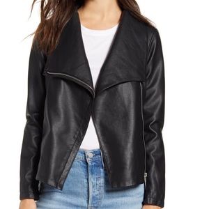 BB Dakota Faux Leather Moto Jacket